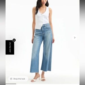 Veronica Beard Light Wash Flare Jeans Size 31 High Rise Wide Leg NWT